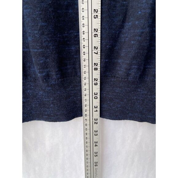 Bonobos Sweater Mens XL  Blue Cashmere Blend Long Sleeve Quarter Zip Preppy - Picture 6 of 10
